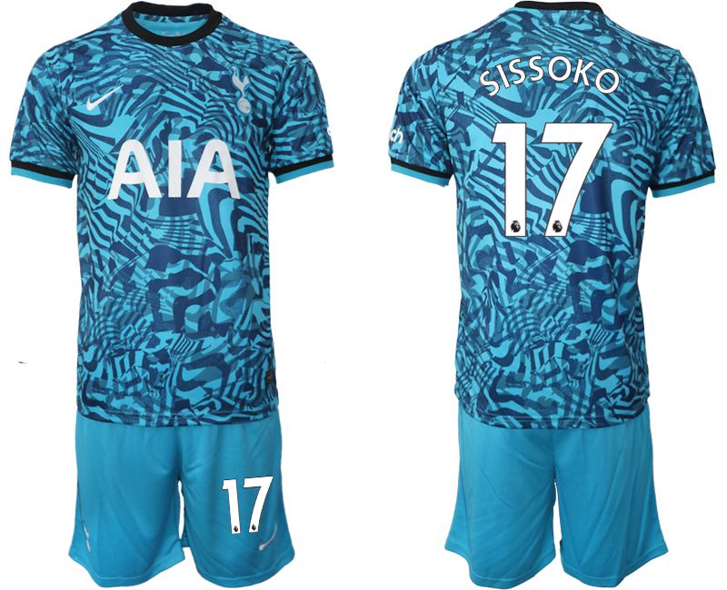 Men 2022-2023 Club Tottenham Hotspur away blue #17 Soccer Jersey->youth soccer jersey->Youth Jersey